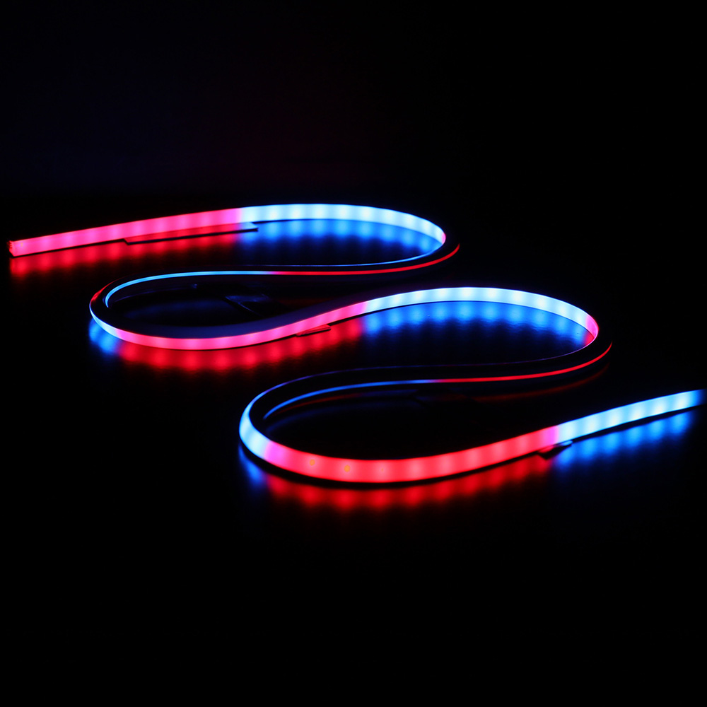 Narrowest DC5V WS2812C Dream Color LED Neon Lights Strip For DIY - 06*06mm Size 3.28ft Narrowest DC5V WS2812C Dream Color LED Neon Lights Strip For DIY - 06*06mm Size 3.28ft